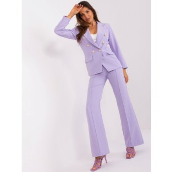 Italy Moda elegantní komplet saka a kalhot dhj-kmpl-17162.31-light purple