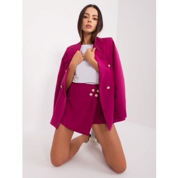 Italy Moda elegantní komplet saka a šortek dhj-kmpl-6215.27-fuchsia