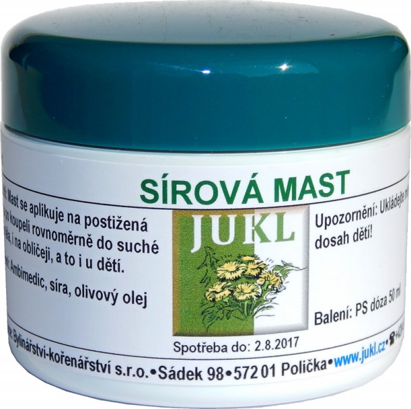 Recenze Jukl sírová mast 50 ml