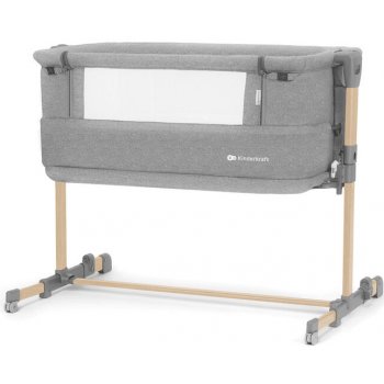 Kinderkraft Postýlka polohovatelná Neste grow Light Grey Full Wood