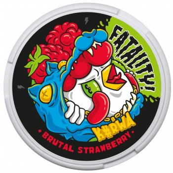 KURWA FATALITY Nikotinové sáčky Brutal Strawberry 46,9 mg/g 20 sáčků