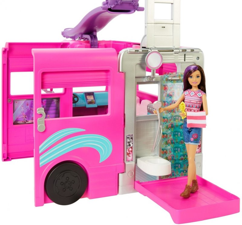 Analýza Mattel Barbie Karavan snů s obří skluzavkou HCD46