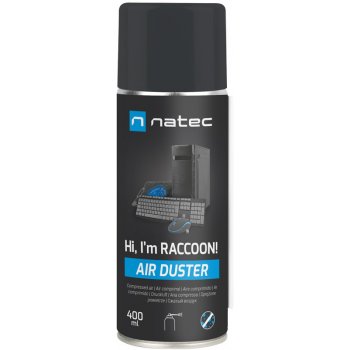 Natec stlačený vzduch RACCOON AIR 400 ml NSC-2119