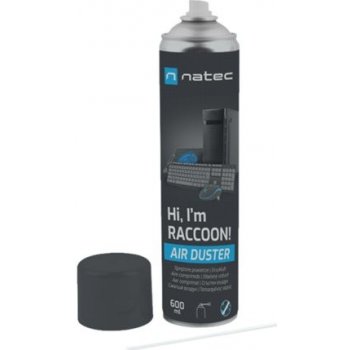 Natec stlačený vzduch RACCOON AIR 600 ml NSC-1763