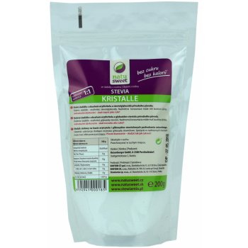 Natusweet Stevia krystal 200 g
