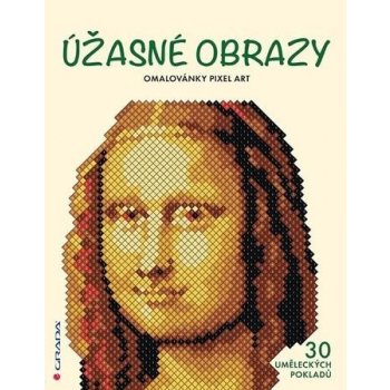 Omalovánky Pixel Art Úžasné obrazy 30 uměleckých pokladů Lauren Farnsworth