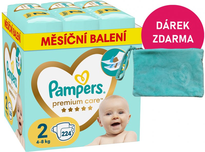 Pampers Premium Care 2 224 ks