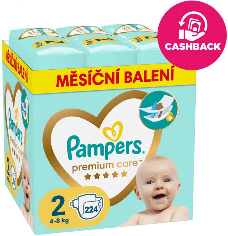 Hodnocení Pampers Premium Care 2 224 ks