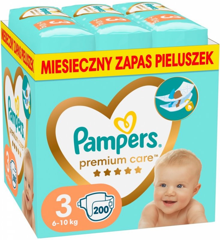 Pampers Premium Care 3 200 ks