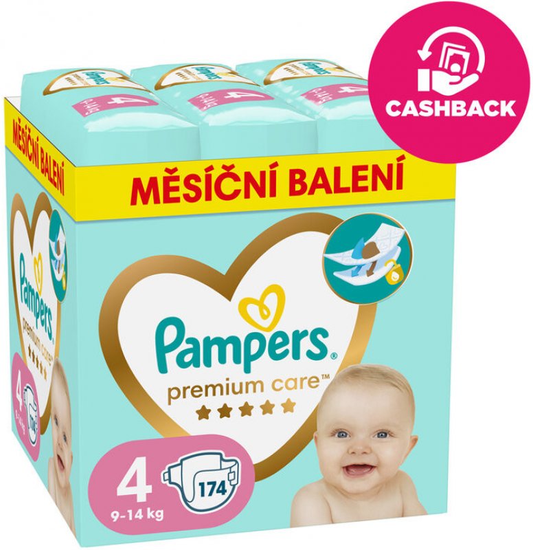 Hodnocení Pampers Premium Care 4 174 ks