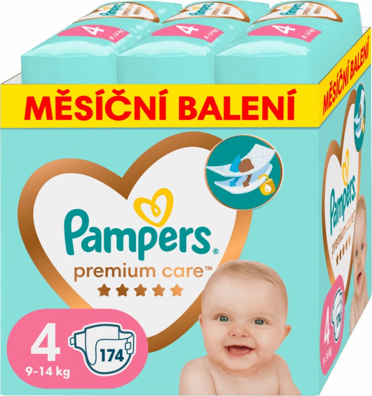 Test: Pampers Premium Care 4 174 ks