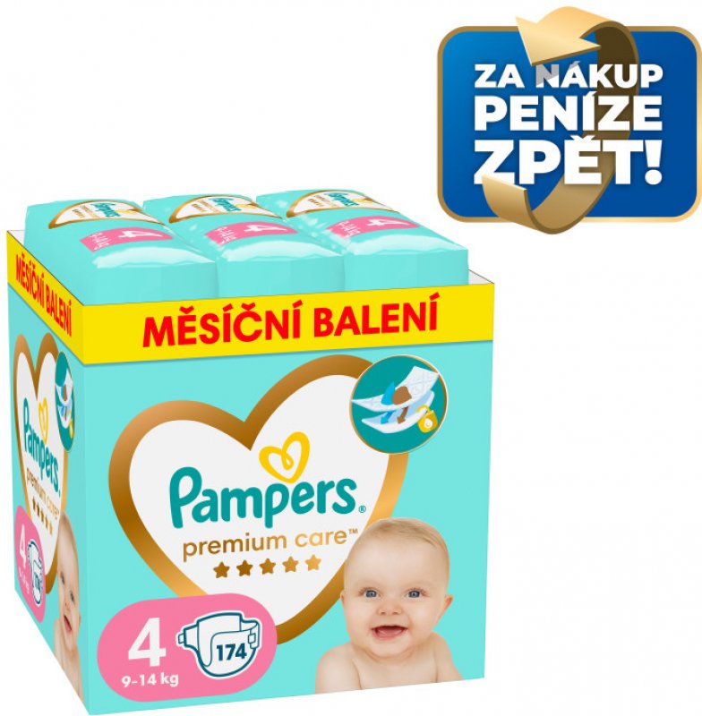 Úvaha o Pampers Premium Care 4 174 ks
