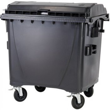 Plastic Gogíc plastový kontejner na odpady 1100 l, černý