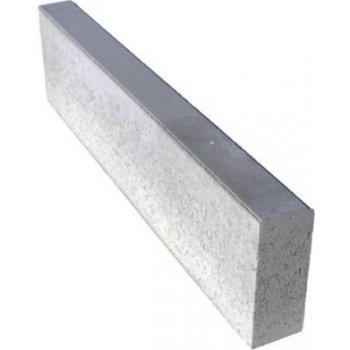 Presbeton obrubník ABO 14-10 100 x 10 x 25 cm přírodní beton 1 ks