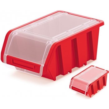 Prosperplast Plastový úložný box TRUCK PLUS 155 x 100 x 70 červený