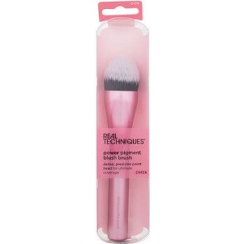 Real Techniques Cheek Power Pigment Blush Brush kosmetický štětec na tvářenku růžová