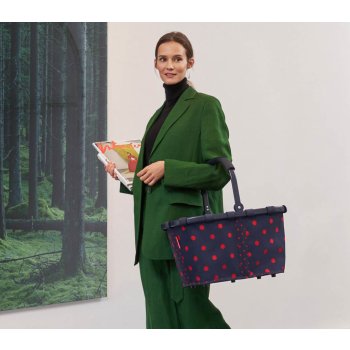 Reisenthel Carrybag frame mixed dots red
