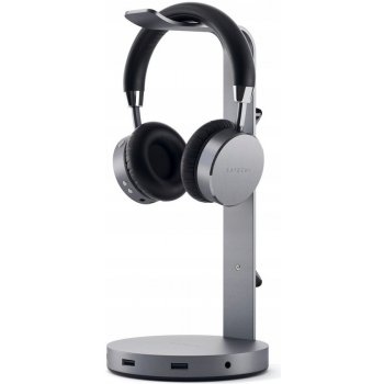 Satechi Aluminum Headphone Stand Hub - Space ST-UCHSHM