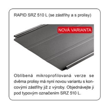 Satjam Rapid SRZ 510 L Satmat35 hrubozrnná antracit 1 m²
