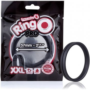 SCREAMING O EREKČNÍ KROUŽEKO PRO XXL Černá