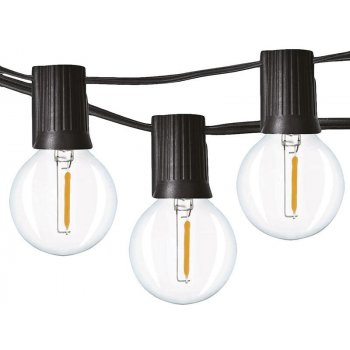Solight LED venkovní řetěz s žárovkami 25 žárovek 15m 5m 20W teplá bílá