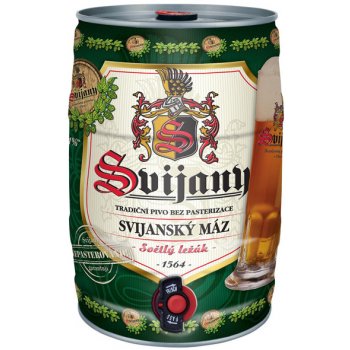 Svijanský Máz světlý ležák 5 l (sud)