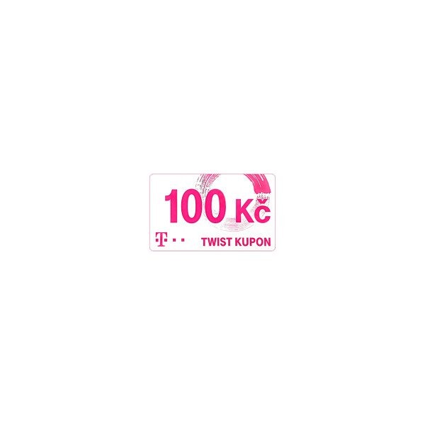 T-Mobile dobíjecí kupon Twist 100 Kč