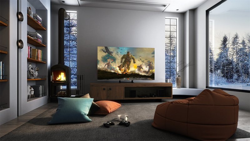 Pohled na TCL 55C735