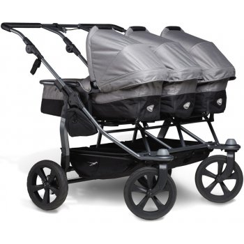 Tfk Kombinovaný TRIO COMBI pro trojčata Pushchair Vzducho-komorová kola 2024
