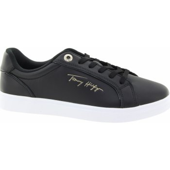 Tommy Hilfiger dámské kožené tenisky FW0FW06870-0GM-245 černé