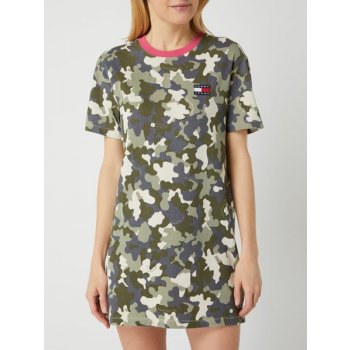 Tommy Hilfiger Tommy Jeans maskáčové šaty TJW Camo tee dress