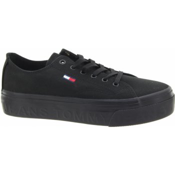 Tommy Jeans dámské textilní tenisky EN0EN01371-BDS-845 černé