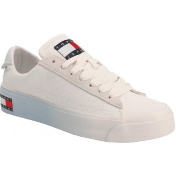 Tommy Jeans Tenisky Vulc Flatform Canvas EN0EN02096 bílá