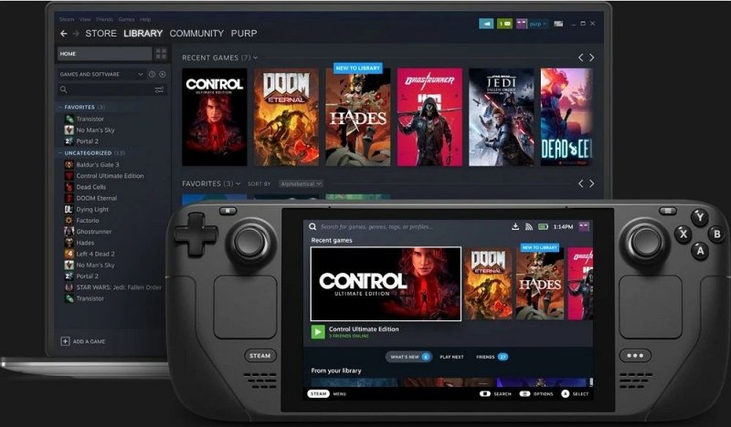 Analýza Valve Steam Deck Console 64GB