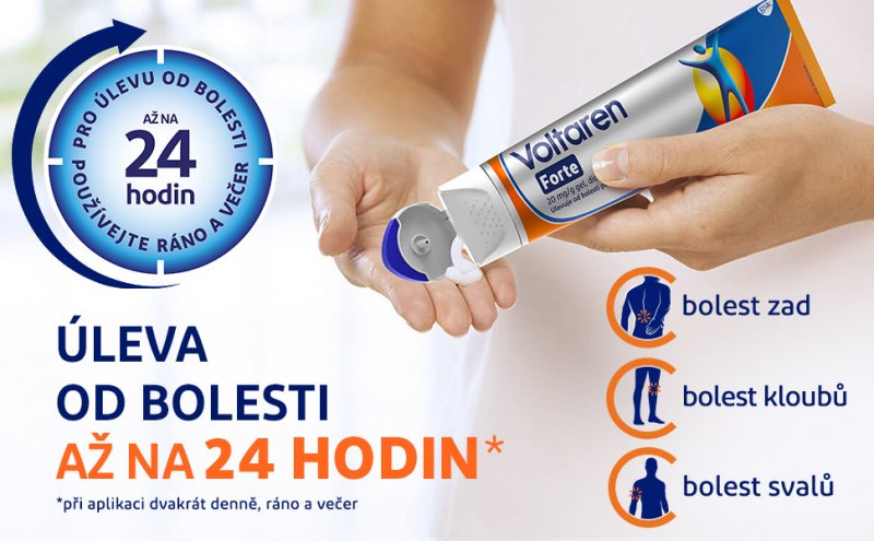 Úvaha o VOLTAREN FORTE DRM 20MG/G GEL 180G IIB