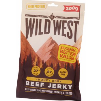 Wild West Beef Jerky Honey BBQ 300 g
