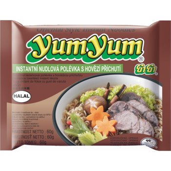 Yum Yum Instantní Nudlová Polévka Hovězí 60 g