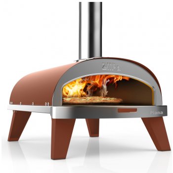 Ziipa Pizza pec Piana na dřevěné pelety cihlová