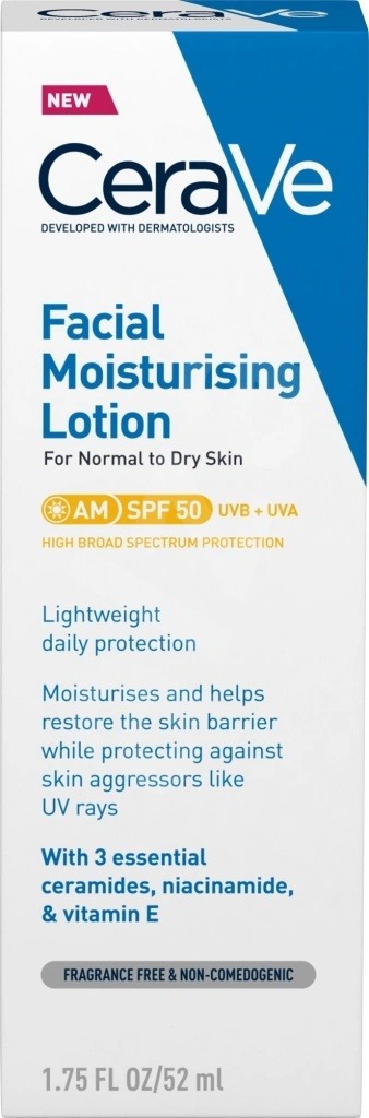 CeraVe hydratační péče o pleť SPF50 52 ml
