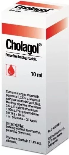 Ostestováno: CHOLAGOL POR GTT SOL 1X10ML