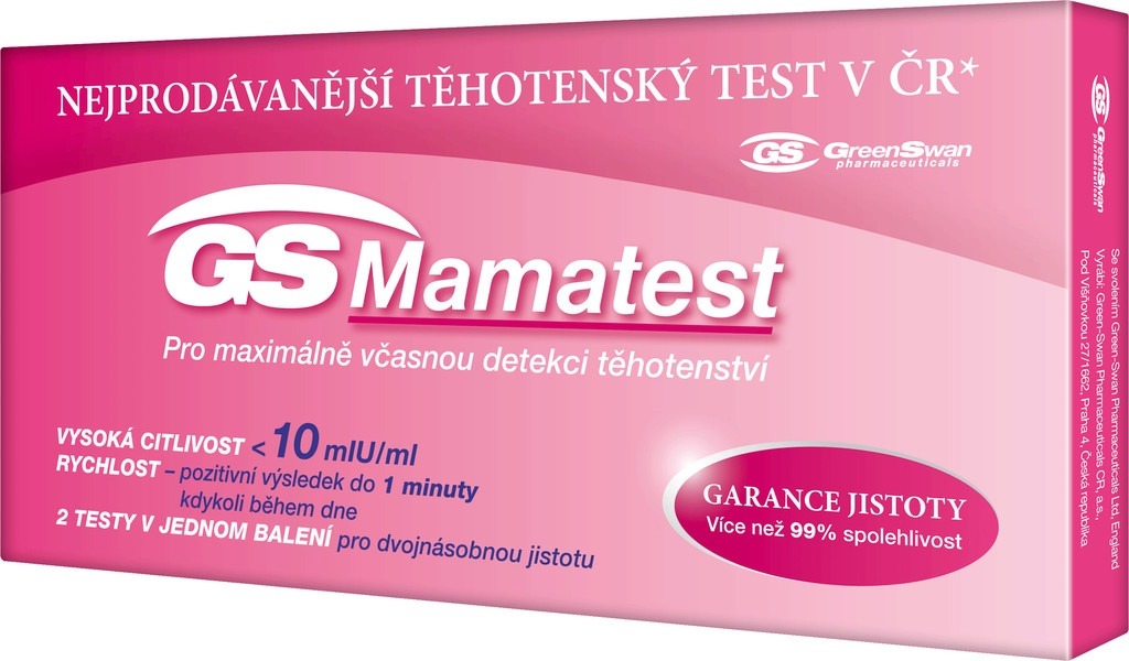 GS Mamatest 10 těhotenský test 2 ks