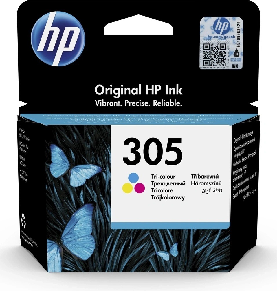 Recenze HP 305 originální inkoustová kazeta tříbarevná 3YM60AE