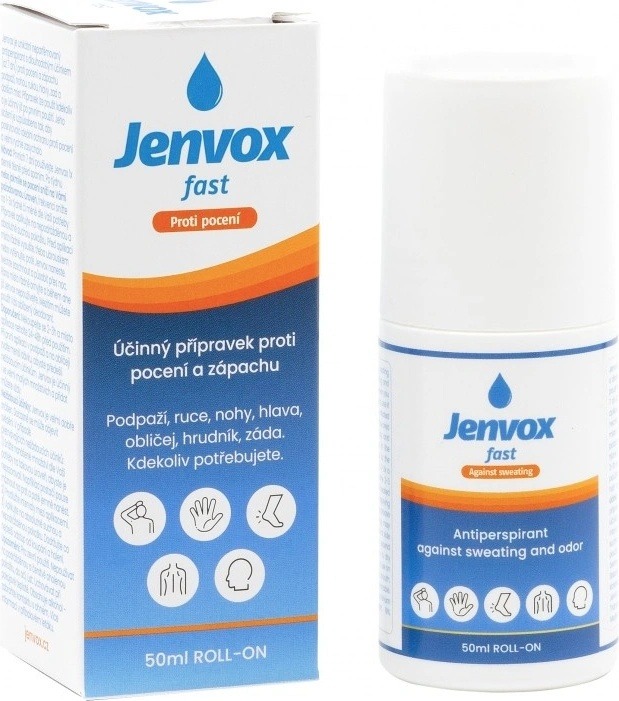 Jenvox Fast roll-on proti pocení a zápachu 50 ml
