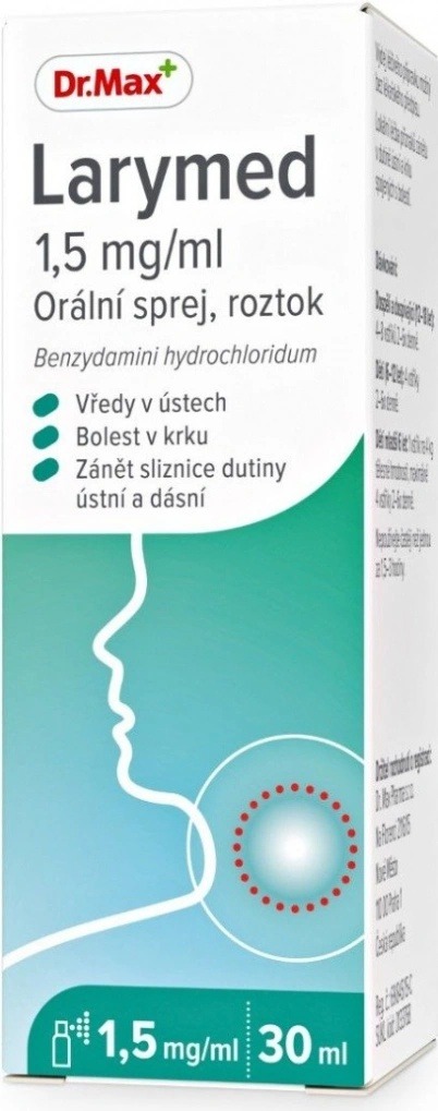 Recenze LARYMED ORP 1,5MG/ML ORM SPR SOL 1X30ML