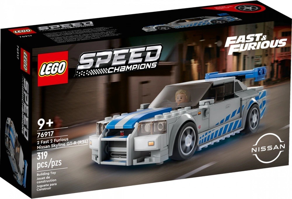 Zkušenosti s LEGO® Speed Champions 76917 2 Fast 2 Furious Nissan Skyline GTR (R34)