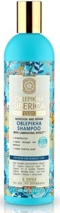 Zkoumání Natura Siberica rakytníkový šampon pro poškozené vlasy 400 ml