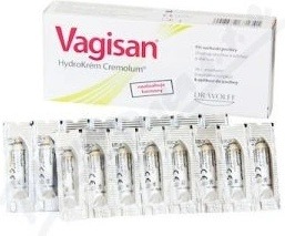 Recenze Vagisan HydroKrém Cremolum vaginální čípky 16 ks