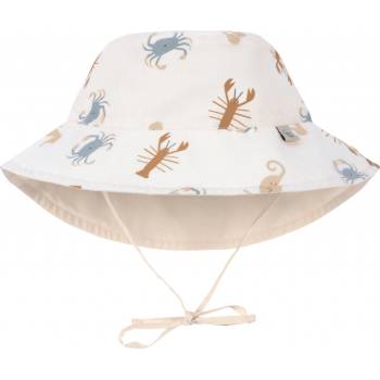 LÄSSIG Sun Protection Bucket Hat Sea animals milky