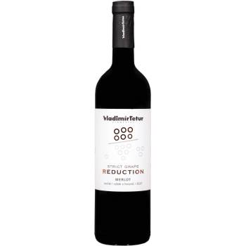 Tetur Merlot Strict Grape Reduction výběr z hroznů 2021 14,5% 0,75 l (holá láhev)