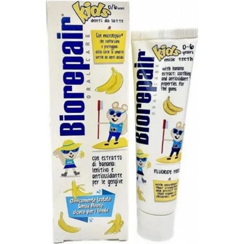 Biorepair Kids Zubní pasta s banánovou příchutí pro děti 0-6 let 50 ml